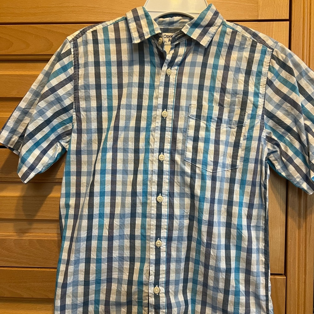 Boys osh kosh button down shirt size 10